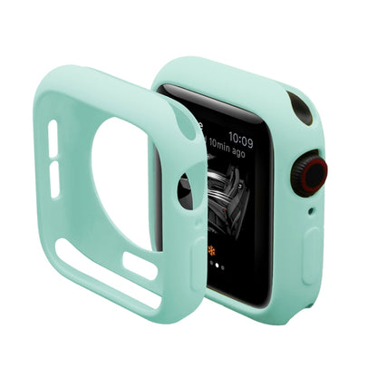 ENKAY Hat-Prince 2 in 1 TPU Semi-clad Protective Shell + 3D Full Screen PET Curved Heat Bending HD Screen Protector for Apple Watch Series 5 & 4 40mm(Green) - Watch Cases by ENKAY | Online Shopping UK | buy2fix