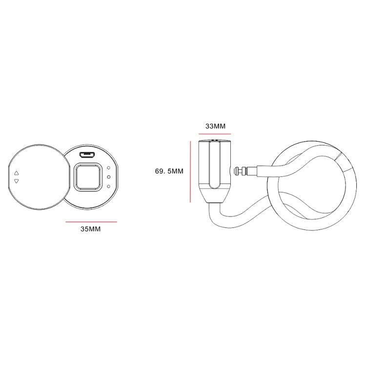 C3BF Bluetooth + Fingerprint Version Anti-theft Anti-shear Motorcycle Electric Bike Steel Rope Lock - Padlocks by buy2fix | Online Shopping UK | buy2fix