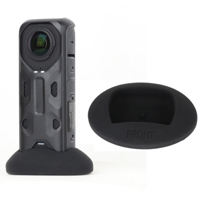 For Insta360 X4 Silicone Base Desktop Stand (Black) - Mount & Holder by buy2fix | Online Shopping UK | buy2fix