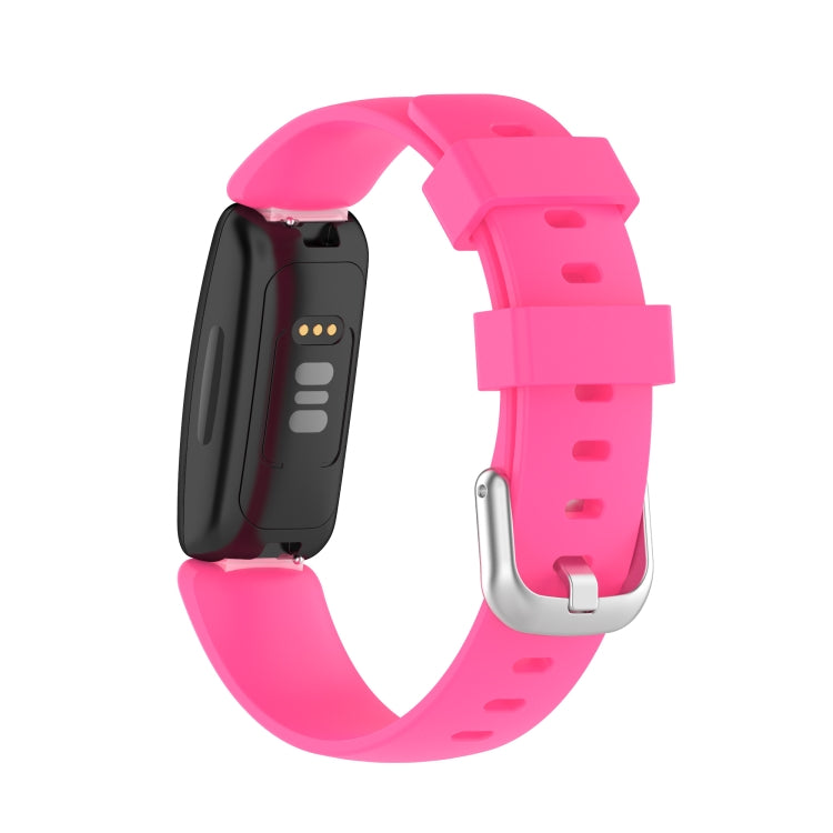 For Fitbit Inspire 2 TPE Watch Band, Size:S(Pink) - Watch Bands by buy2fix | Online Shopping UK | buy2fix