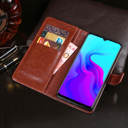 For Blackview A80S idewei Crazy Horse Texture Horizontal Flip Leather Case with Holder & Card Slots & Wallet(Rose Red) - More Brand by idewei | Online Shopping UK | buy2fix