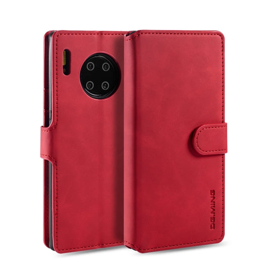 For Huawei Mate 30 Pro DG.MING Retro Oil Side Horizontal Flip Case with Holder & Card Slots & Wallet(Red) - Huawei Cases by DG.MING | Online Shopping UK | buy2fix