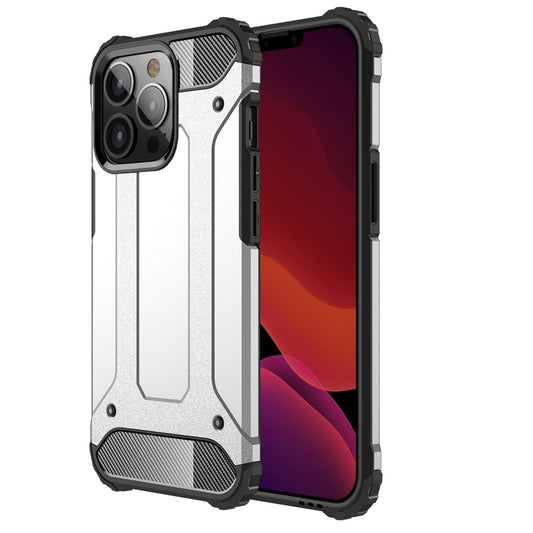 For iPhone 13 Pro Max Magic Armor TPU + PC Combination Case (Silver) - iPhone 13 Pro Max Cases by buy2fix | Online Shopping UK | buy2fix