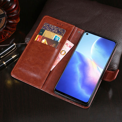 For Blackview A90 idewei Crazy Horse Texture Horizontal Flip Leather Case with Holder & Card Slots & Wallet(White) - More Brand by idewei | Online Shopping UK | buy2fix