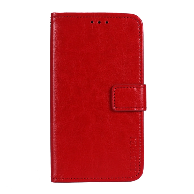 For Doogee X95 / X95 Pro idewei Crazy Horse Texture Horizontal Flip Leather Case with Holder & Card Slots & Wallet(Red) - More Brand by idewei | Online Shopping UK | buy2fix