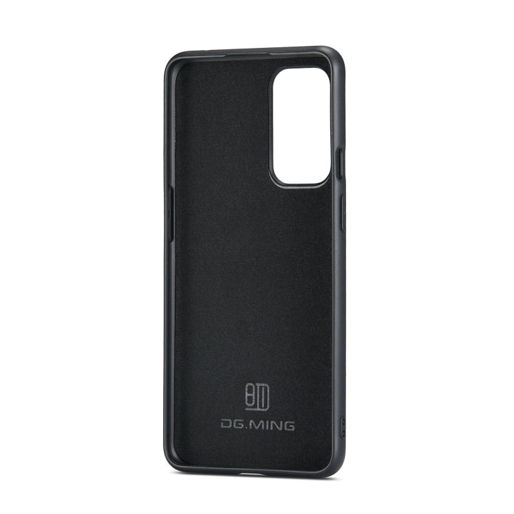 For OnePlus 9 Pro DG.MING M1 Series 3-Fold Multi Card Wallet  Back Cover Shockproof Case with Holder Function(Coffee) -  by DG.MING | Online Shopping UK | buy2fix