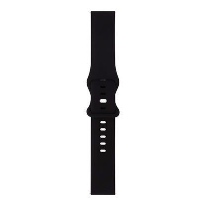 For Amazfit GTR 2 8-buckle Silicone Watch Band(Black) - Watch Bands by buy2fix | Online Shopping UK | buy2fix