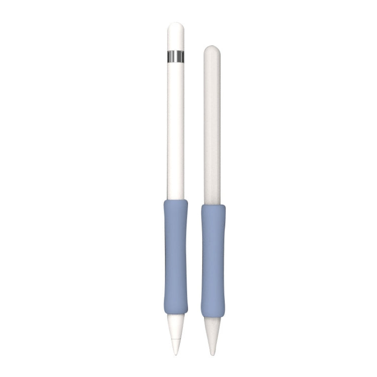 Stylus Touch Pen Silicone Protective Cover For Apple Pencil 1 / 2(Lavender) - Pencil Accessories by buy2fix | Online Shopping UK | buy2fix