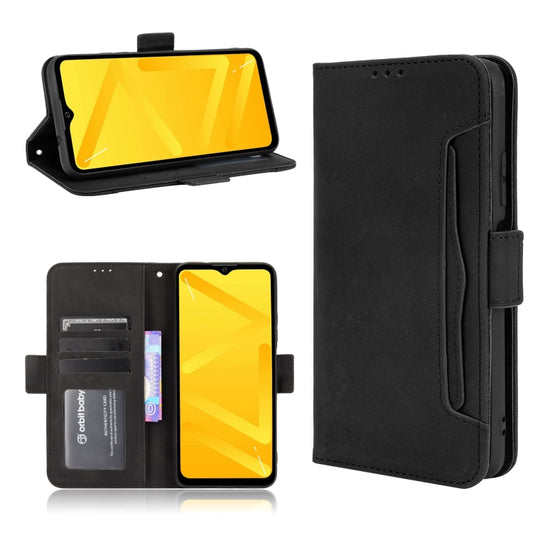 For ZTE Blade A71 Skin Feel Calf Pattern Horizontal Flip Leather Case with Holder & Card Slots & Photo Frame(Black) - ZTE Cases by buy2fix | Online Shopping UK | buy2fix