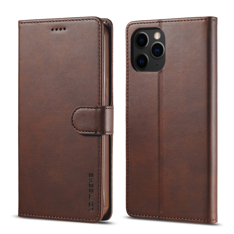 For iPhone 13 Pro LC.IMEEKE Calf Texture Horizontal Flip Leather Case with Holder & Card Slots & Wallet (Brown) - iPhone 13 Pro Cases by LC.IMEEKE | Online Shopping UK | buy2fix