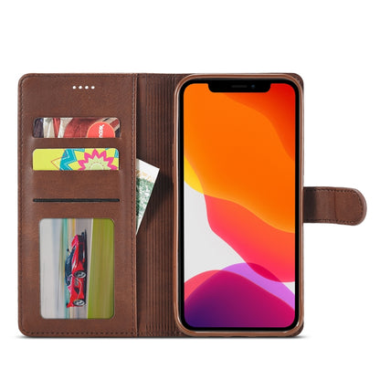 For iPhone 13 Pro LC.IMEEKE Calf Texture Horizontal Flip Leather Case with Holder & Card Slots & Wallet (Brown) - iPhone 13 Pro Cases by LC.IMEEKE | Online Shopping UK | buy2fix