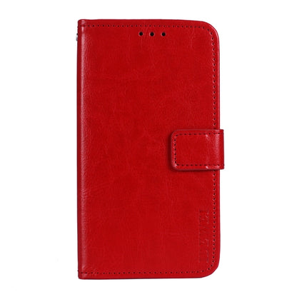 idewei Crazy Horse Texture Horizontal Flip Leather Case with Holder & Card Slots & Wallet For Doogee N40 Pro(Red) - More Brand by idewei | Online Shopping UK | buy2fix