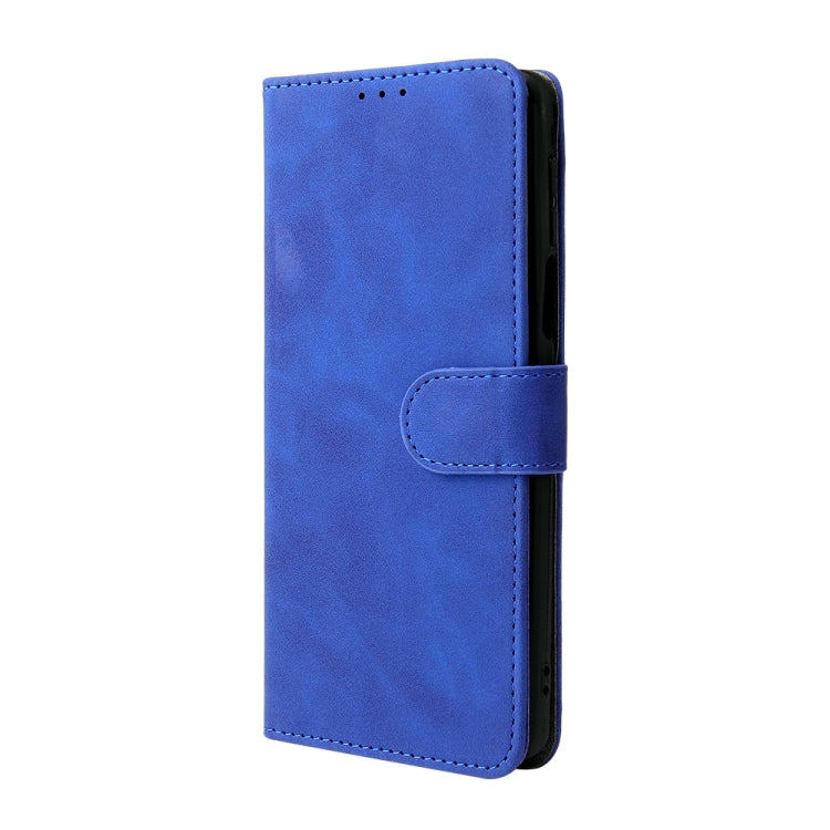 Solid Color Skin Feel Magnetic Buckle Horizontal Flip Calf Texture PU Leather Case with Holder & Card Slots & Wallet For Motorola Moto Edge 20 Pro(Blue) - Motorola Cases by buy2fix | Online Shopping UK | buy2fix