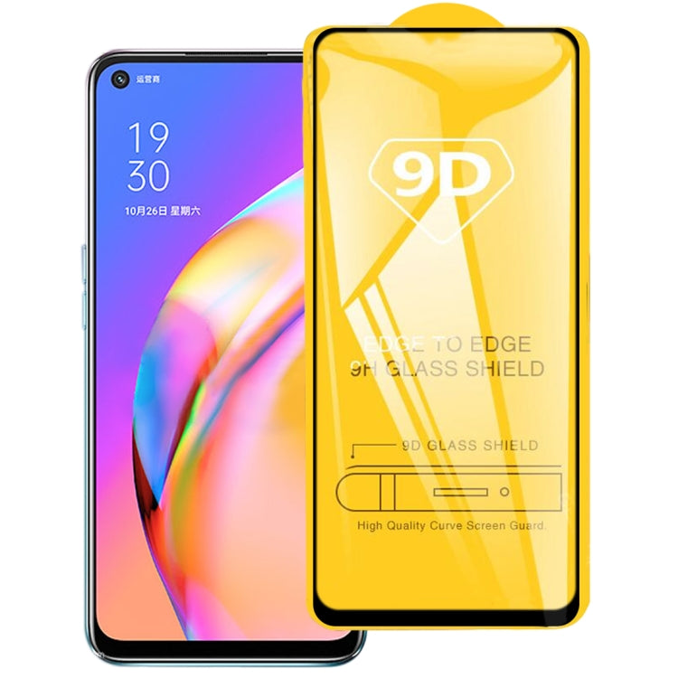 For OPPO A93 5G / A93s 5G 9D Full Glue Full Screen Tempered Glass Film - OPPO Tempered Glass by buy2fix | Online Shopping UK | buy2fix