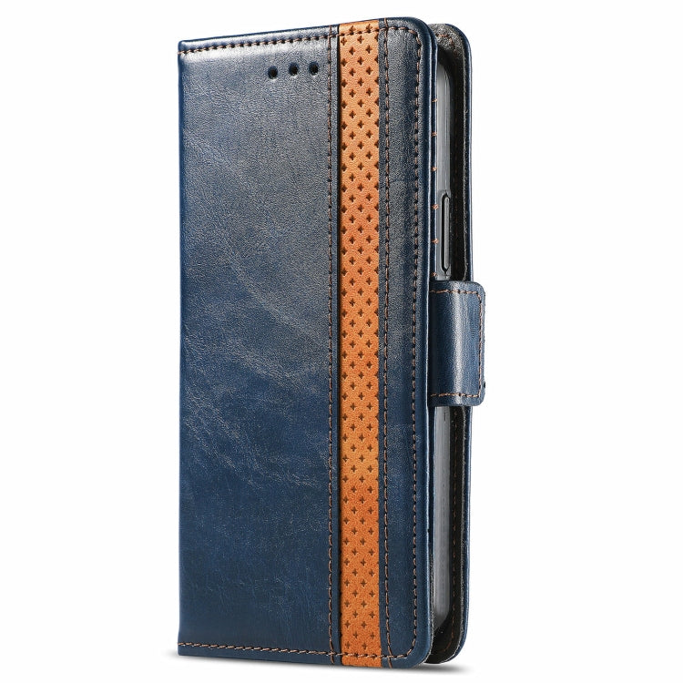 For Doogee X96 Pro CaseNeo Business Splicing Dual Magnetic Buckle Horizontal Flip PU Leather Case with Holder & Card Slots & Wallet(Blue) - More Brand by buy2fix | Online Shopping UK | buy2fix