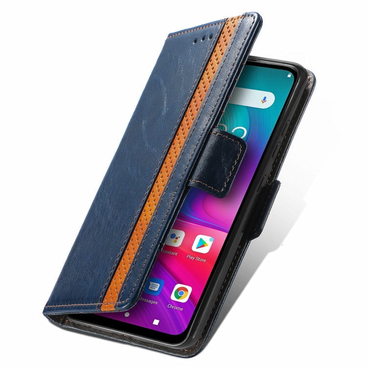 For Doogee X96 Pro CaseNeo Business Splicing Dual Magnetic Buckle Horizontal Flip PU Leather Case with Holder & Card Slots & Wallet(Blue) - More Brand by buy2fix | Online Shopping UK | buy2fix