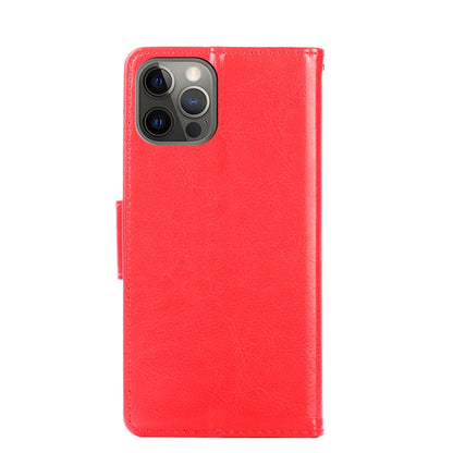 For iPhone 13 Crystal Texture Horizontal Flip Leather Case with Holder & Card Slots & Wallet(Red) - iPhone 13 Cases by buy2fix | Online Shopping UK | buy2fix