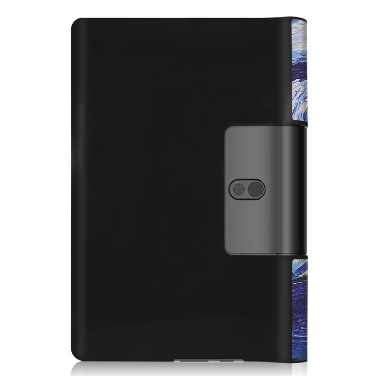 For Lenovo Yoga Smart Tab Color Drawing Pattern Horizontal Flip Leather Case with Two-folding Holder(Starry Sky) - Lenovo by buy2fix | Online Shopping UK | buy2fix