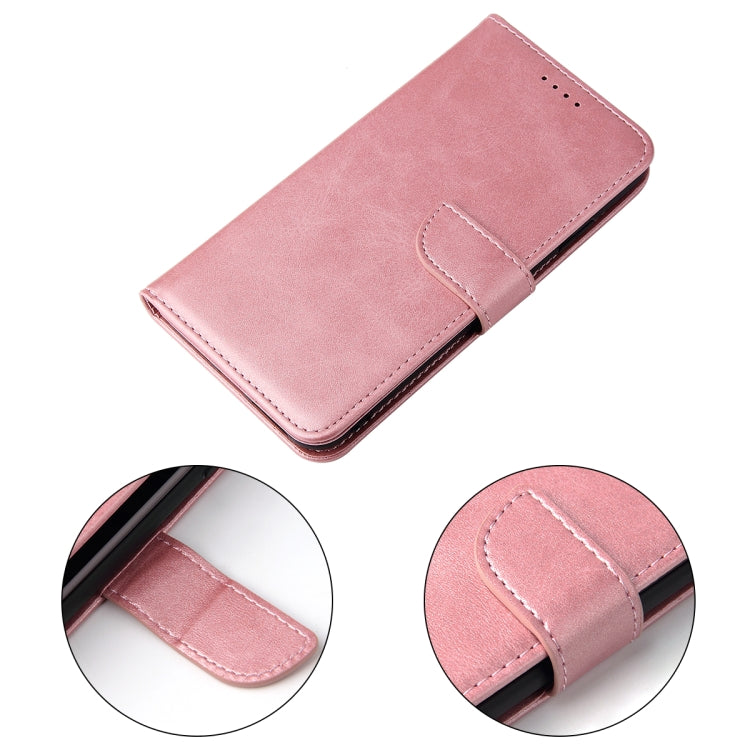 For iPhone XS Max Calf Texture Buckle Horizontal Flip Leather Case with Holder & Card Slots & Wallet(Rose Gold) - More iPhone Cases by buy2fix | Online Shopping UK | buy2fix