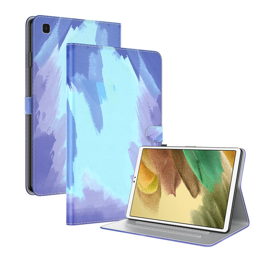 For Samsung Galaxy Tab A7 Lite 8.4 T220 / T225 Voltage Watercolor Pattern Skin Feel Magnetic Horizontal Flip PU Leather Case with Holder & Card Slots & Photo Frame(Winter Snow) - Tab A7 Lite T220 / T225 by buy2fix | Online Shopping UK | buy2fix