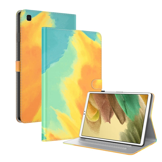 For Samsung Galaxy Tab A7 Lite 8.4 T220 / T225 Voltage Watercolor Pattern Skin Feel Magnetic Horizontal Flip PU Leather Case with Holder & Card Slots & Photo Frame(Autumn Leaves) - Tab A7 Lite T220 / T225 by buy2fix | Online Shopping UK | buy2fix