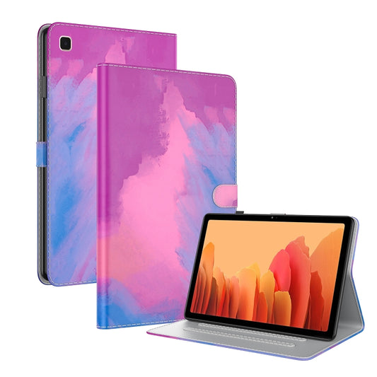 For Samsung Galaxy Tab A7 10.4 2020 T500 / T505 Voltage Watercolor Pattern Skin Feel Magnetic Horizontal Flip PU Leather Case with Holder & Card Slots & Photo Frame & Sleep / Wake-up Function(Purple Red) - Other Galaxy Tab PC by buy2fix | Online Shopping UK | buy2fix