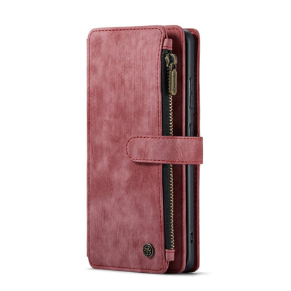 For Samsung Galaxy S20 5G CaseMe-C30 PU + TPU Multifunctional Horizontal Flip Leather Case with Holder & Card Slot & Wallet & Zipper Pocket(Red) - Galaxy Phone Cases by CaseMe | Online Shopping UK | buy2fix