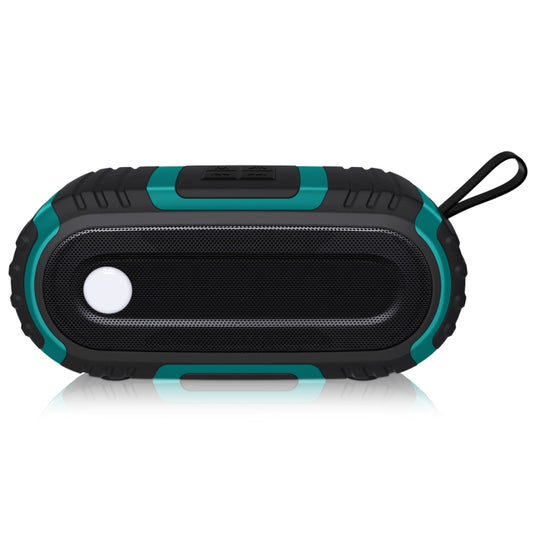 NewRixing NR-5016 Outdoor Splash-proof Water Bluetooth Speaker, Support Hands-free Call / TF Card / FM / U Disk(Green) - Desktop Speaker by NewRixing | Online Shopping UK | buy2fix