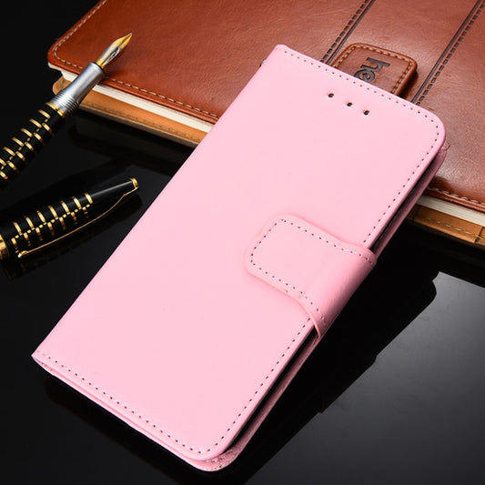 For Doogee X95 Crystal Texture Horizontal Flip Leather Case with Holder & Card Slots & Wallet(Pink) - More Brand by buy2fix | Online Shopping UK | buy2fix