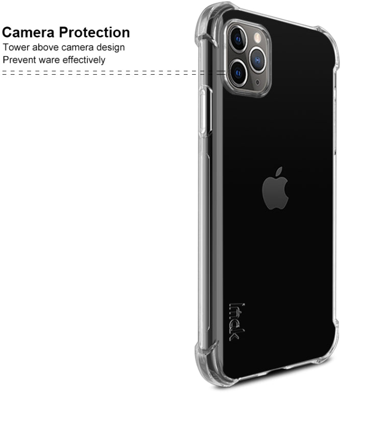 For iPhone 11 Pro IMAK All-inclusive Shockproof Airbag TPU Case, with Screen Protector(Matte Black) - iPhone 11 Pro Cases by imak | Online Shopping UK | buy2fix