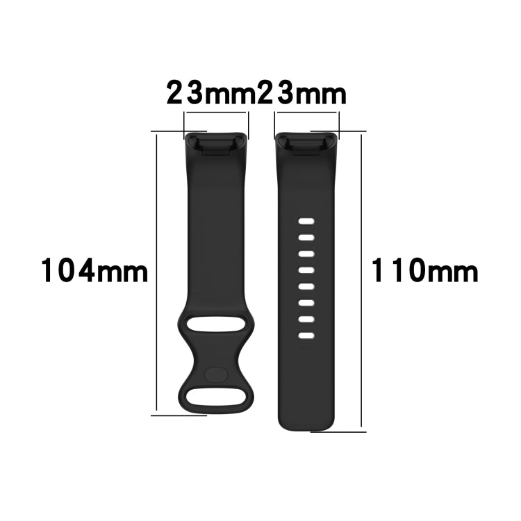 For Fitbit Charge 5 Silicone Watch Band, Size:S(Rock Grey) - Watch Bands by buy2fix | Online Shopping UK | buy2fix