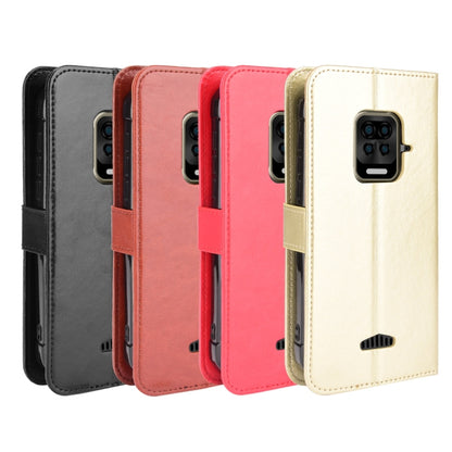 For Doogee S59 / S59 Pro Crazy Horse Texture Horizontal Flip Leather Case with Holder & Card Slots & Lanyard(Gold) - More Brand by buy2fix | Online Shopping UK | buy2fix