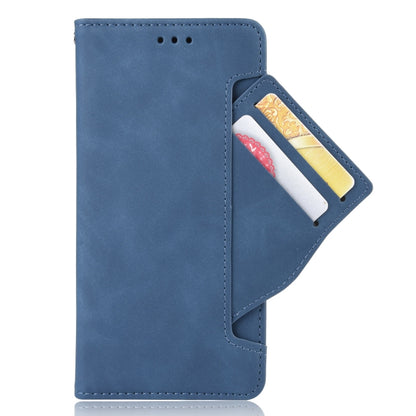 For Blackview Oscal C20 Skin Feel Calf Pattern Horizontal Flip Leather Case with Holder & Card Slots & Photo Frame(Blue) - More Brand by buy2fix | Online Shopping UK | buy2fix