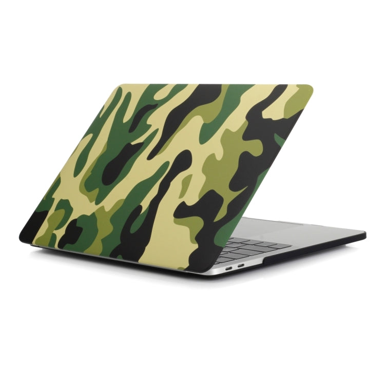 Camouflage Pattern Laptop Water Decals PC Protective Case For Macbook Pro 15.4 inch A1286(Green Camouflage) - MacBook Pro Cases by buy2fix | Online Shopping UK | buy2fix