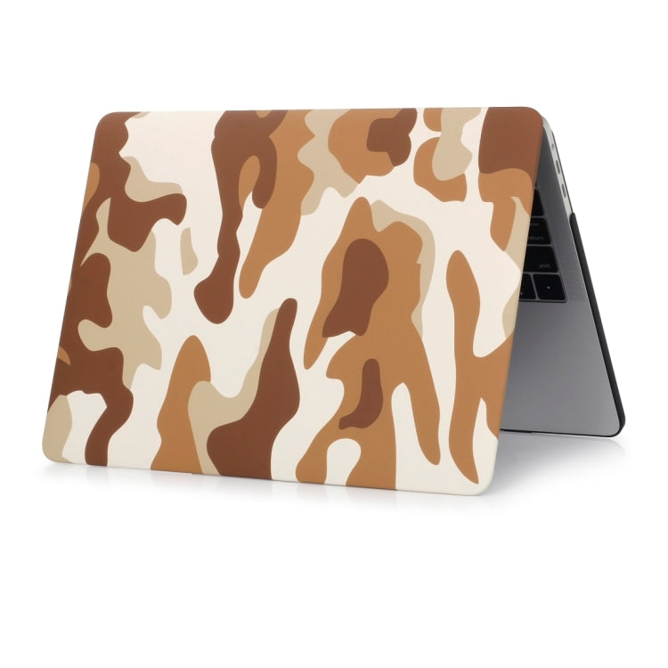 Camouflage Pattern Laptop Water Decals PC Protective Case For MacBook Pro 16 inch A2141(Brown Camouflage) - MacBook Pro Cases by buy2fix | Online Shopping UK | buy2fix