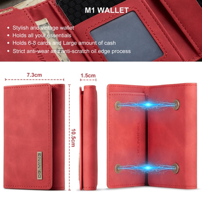 DG.MING M1 Series 3-Fold Multi Card Wallet(Red) - Wallets by DG.MING | Online Shopping UK | buy2fix