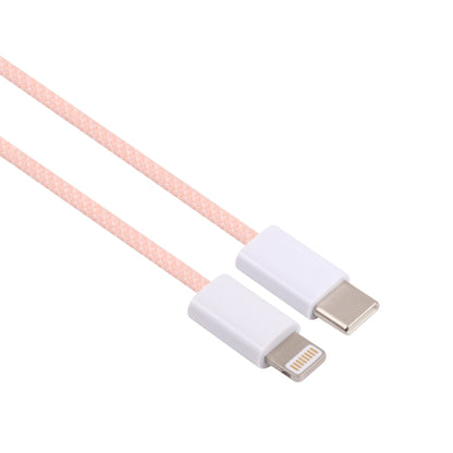 12W PD USB-C / Type-C to 8 Pin Data Cable, Cable Length: 1m(Pink) - 2 in 1 Cable by buy2fix | Online Shopping UK | buy2fix