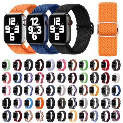 Nylon Braid Strap Watch Band For Apple Watch Ultra 49mm&Watch Ultra 2 49mm / Series 9&8&7 45mm / SE 3&SE 2&6&SE&5&4 44mm / 3&2&1 42mm(3) - Watch Bands by buy2fix | Online Shopping UK | buy2fix