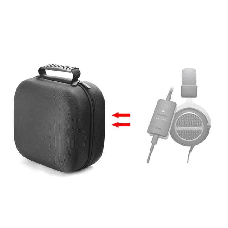 For BAIYA AMIRON HOME Headset Protective Storage Bag(Black) - Other Earphone Case by buy2fix | Online Shopping UK | buy2fix