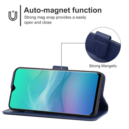 Leather Phone Case For Blackview A60 Plus(Blue) - More Brand by buy2fix | Online Shopping UK | buy2fix