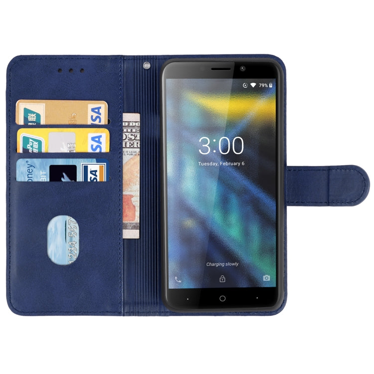 Leather Phone Case For DOOGEE X50L(Blue) - Doogee Cases by buy2fix | Online Shopping UK | buy2fix