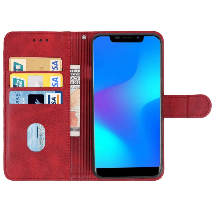 Leather Phone Case For DOOGEE X70(Red) - Doogee Cases by buy2fix | Online Shopping UK | buy2fix
