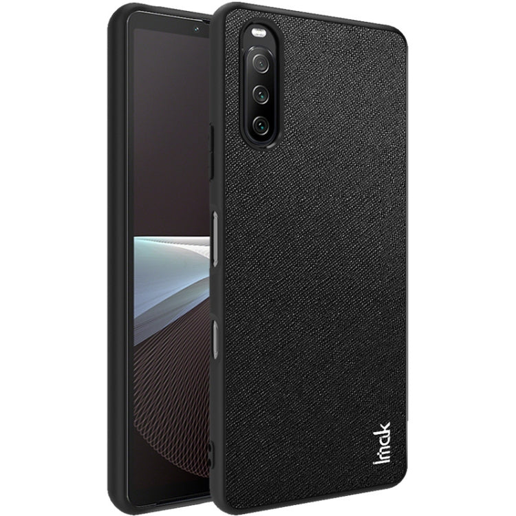 For Sony Xperia 10 III imak LX-5 Series PC + TPU Case with Screen Protector(Cross Texture) - Sony Cases by imak | Online Shopping UK | buy2fix
