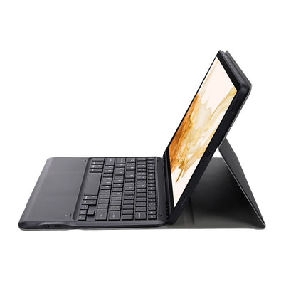 A800B Split Bluetooth Keyboard Leather Case with Holder & Pen Slot For Samsung Galaxy Tab S8+ X800(Black) - Samsung Keyboard by buy2fix | Online Shopping UK | buy2fix