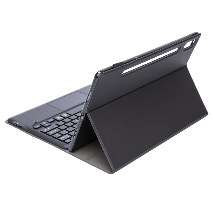 AM17-A TPU Detachable Bluetooth Keyboard Leather Case with Bracket & Touchpad For Lenovo Xiaoxin Pad Pro 12.6 inch TB-Q706F(Black) - Lenovo Keyboard by buy2fix | Online Shopping UK | buy2fix