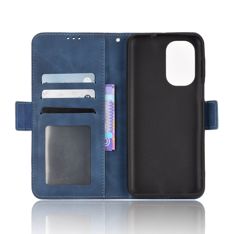 For Ulefone Note 13P Skin Feel Calf Pattern Leather Phone Case(Blue) - Ulefone Cases by buy2fix | Online Shopping UK | buy2fix