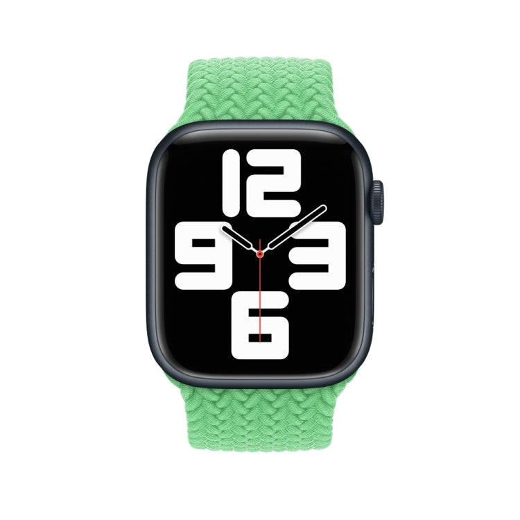 150mm Nylon Braided Watch Band For Apple Watch Ultra 49mm&Watch Ultra 2 49mm / Series 9&8&7 45mm / SE 3&SE 2&6&SE&5&4 44mm / 3&2&1 42mm Green) - Watch Bands by buy2fix | Online Shopping UK | buy2fix