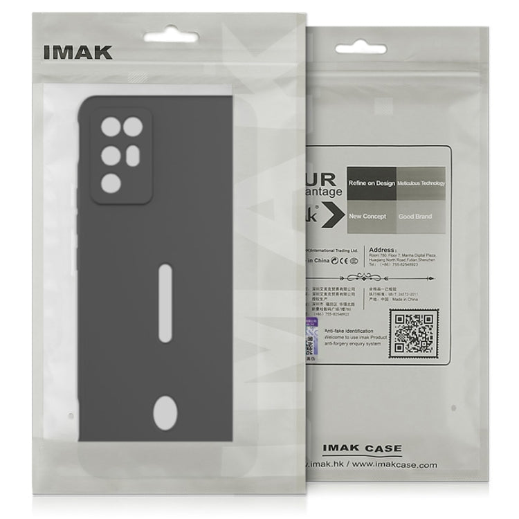 For OPPO Realme 9 Pro / Q5 / V25 5G IMAK UC-4 Series Straight Edge TPU Phone Case(Blue) - Realme Cases by imak | Online Shopping UK | buy2fix