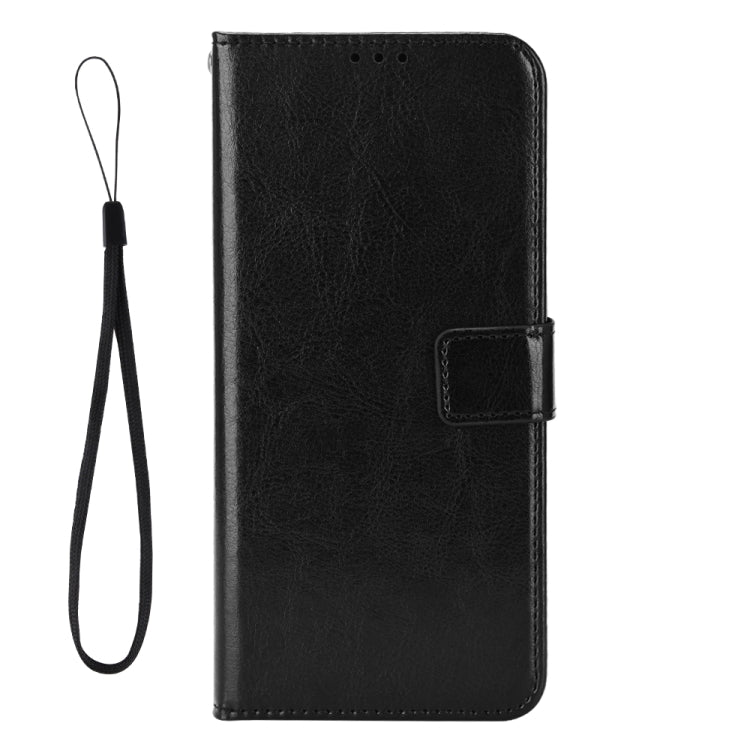 For Blackview A55 Pro Retro Crazy Horse Texture Leather Phone Case(Black) - More Brand by buy2fix | Online Shopping UK | buy2fix