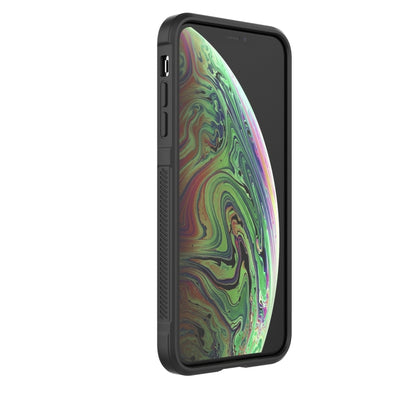 For iPhone XS Max Magic Shield TPU + Flannel Phone Case(Black) - More iPhone Cases by buy2fix | Online Shopping UK | buy2fix